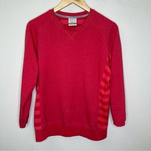 Nike‎ Golf DRI FIT  Women's Pink Top Sweater Lightweight Sport Perforated Size L